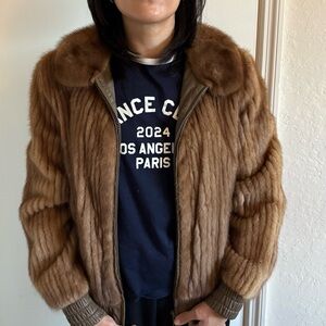 Vintage Saga Fur Women's Bomber Jacket